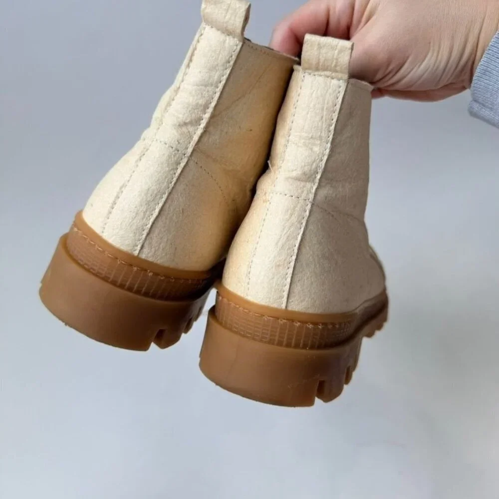 Nae Noah Vegan Boots White EU 40 Women's